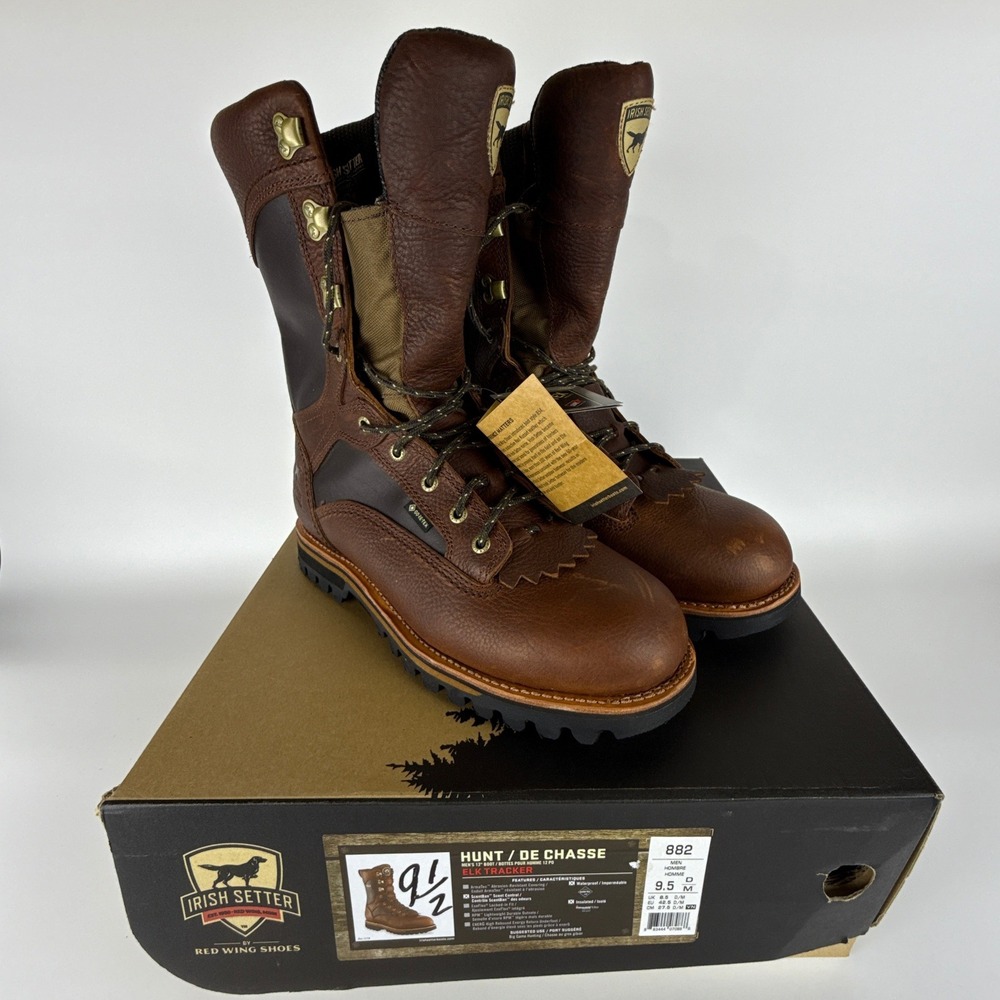 Irish Setter Elk Tracker 882 Men Hunting Boots 600g Insulated Leather 9.5โ EE